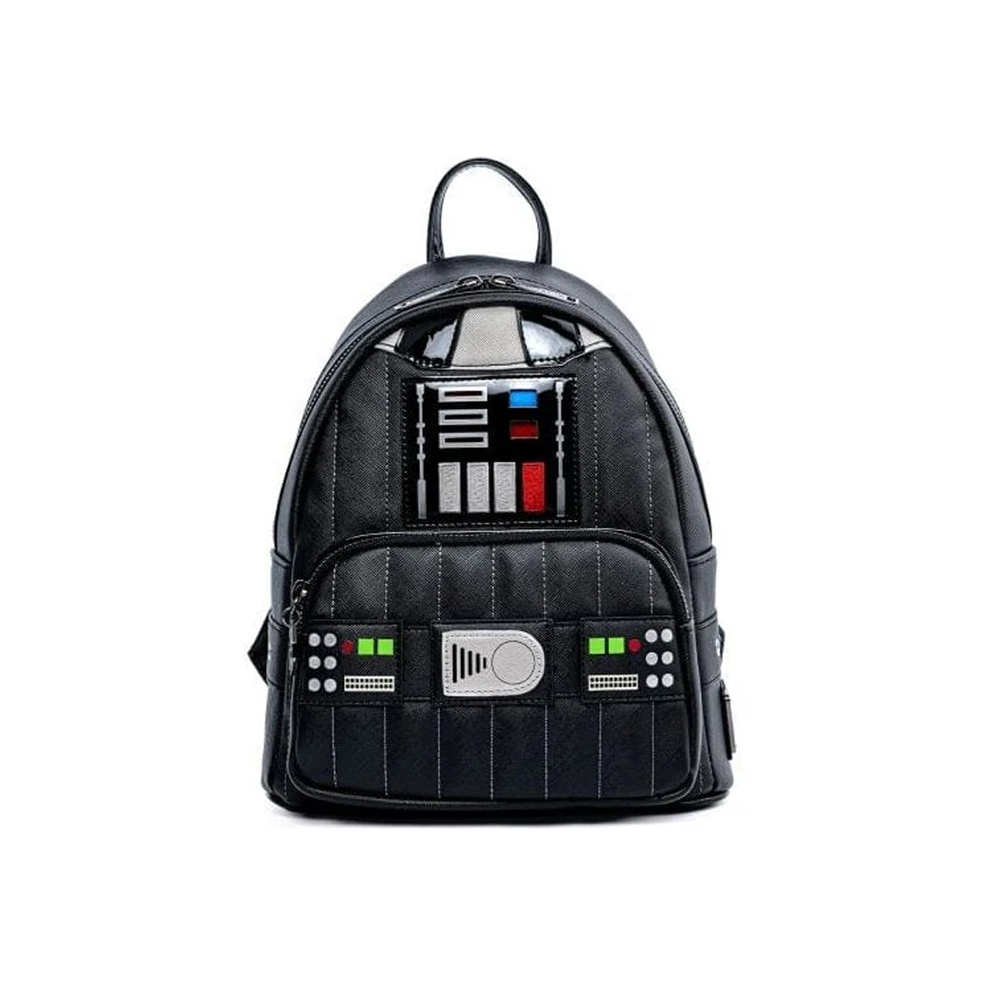 Loungefly! Leather: Star Wars Darth Vader - حقيبة