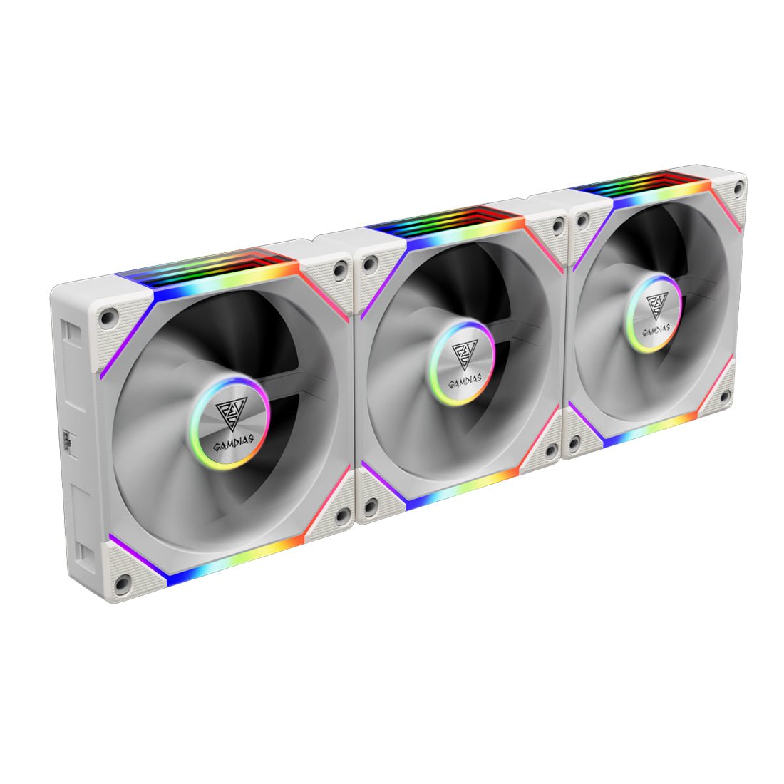 Gamdias AEOLUS P2-1203U مروحة التبريد- أبيض- ميرد Gamdias AEOLUS P2-1203U مروحة التبريد- أبيض- ميرد