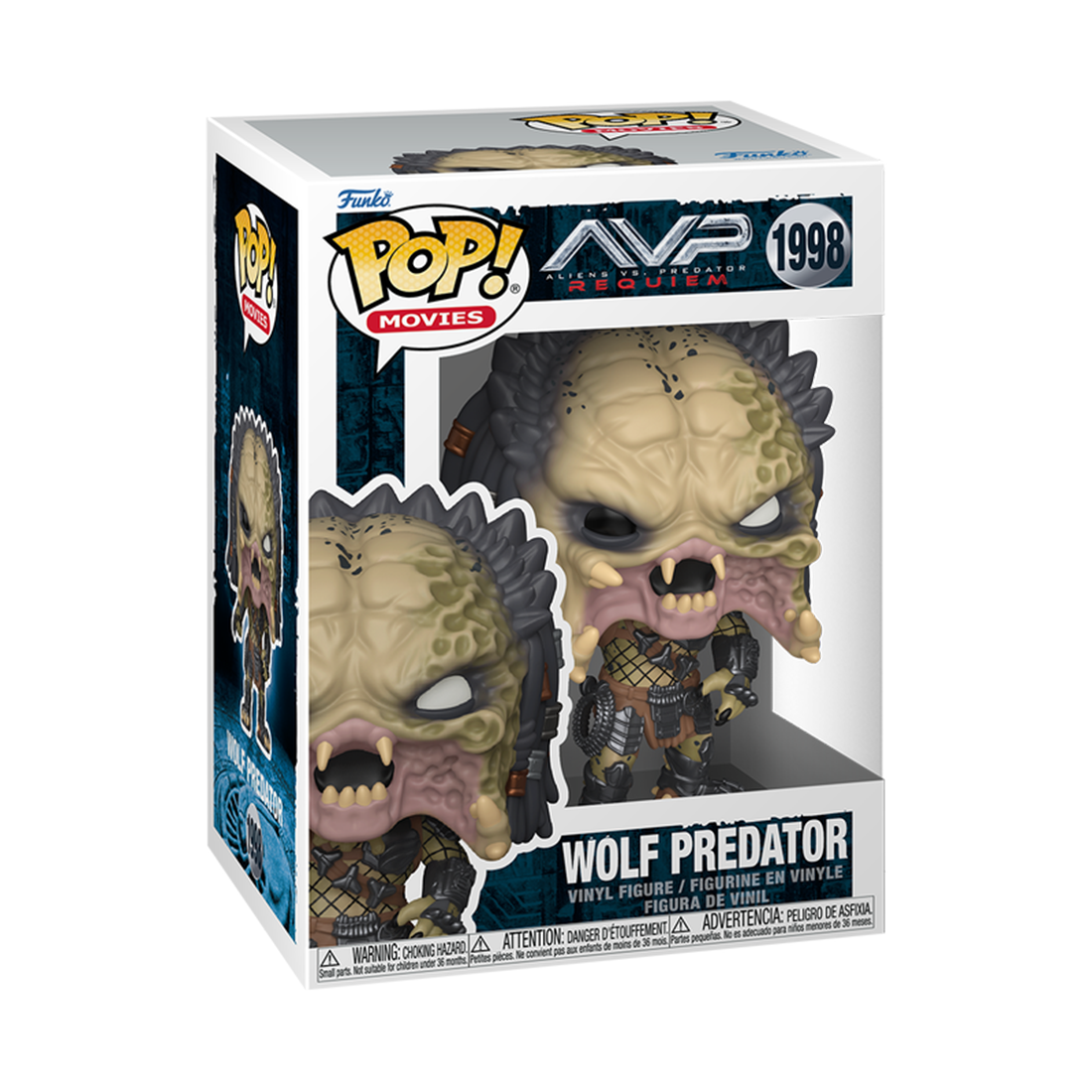 Funko Pop! Movies: Predator S3 - Wolf Predator w/chase #1998 - مجسم