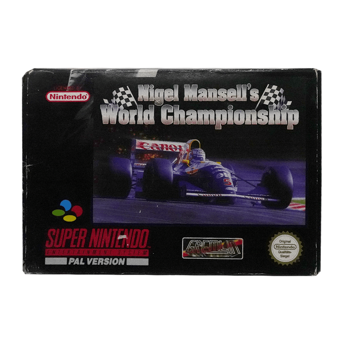 (Pre - Owned) Nigel Mansell's World Championship - Super Nintendo Entertainment System - ريترو - Store 974 | ستور ٩٧٤