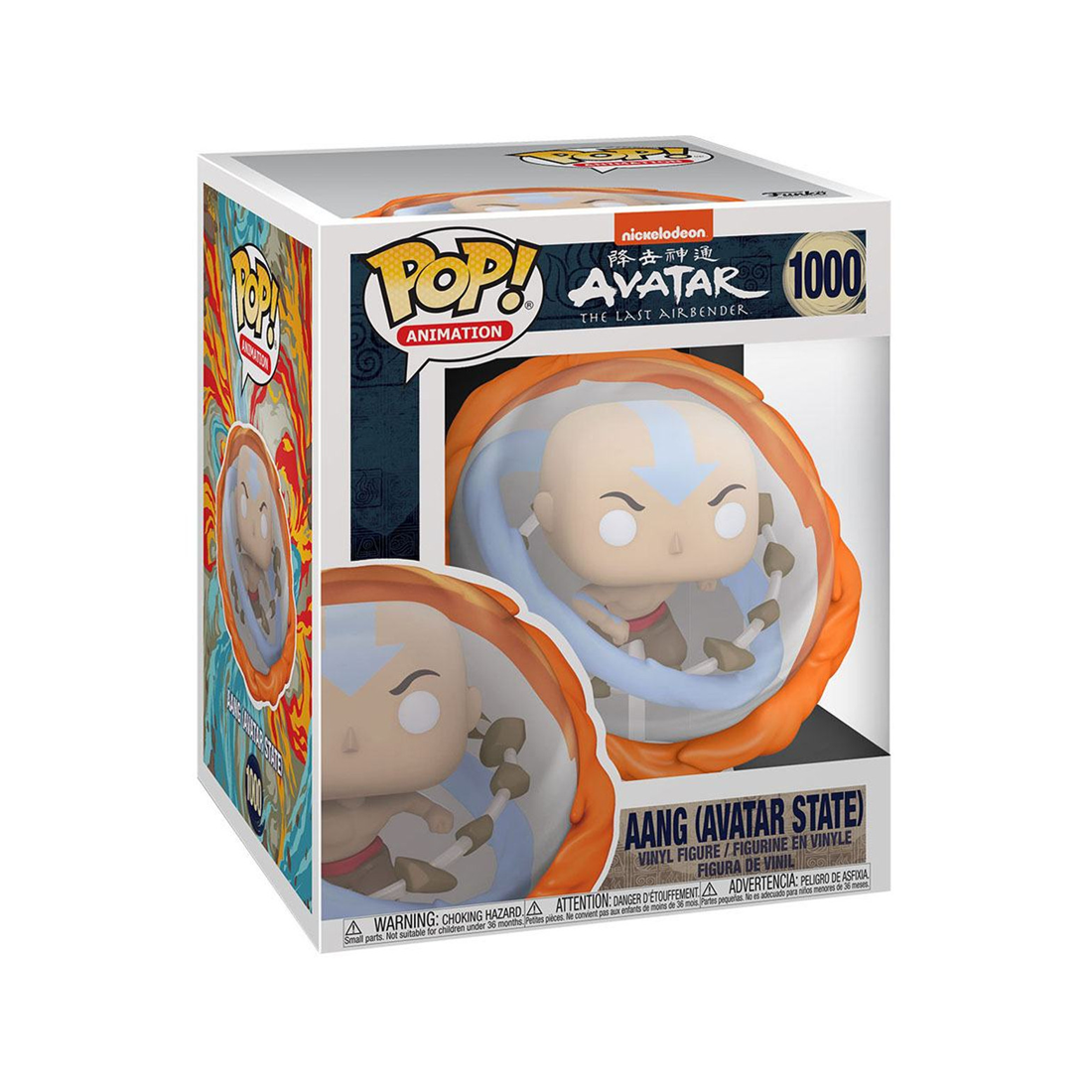 Pop Super! Animation: Avatar - Aang All Elements #1000 - مجسم Pop Super! Animation: Avatar - Aang All Elements #1000 - مجسم