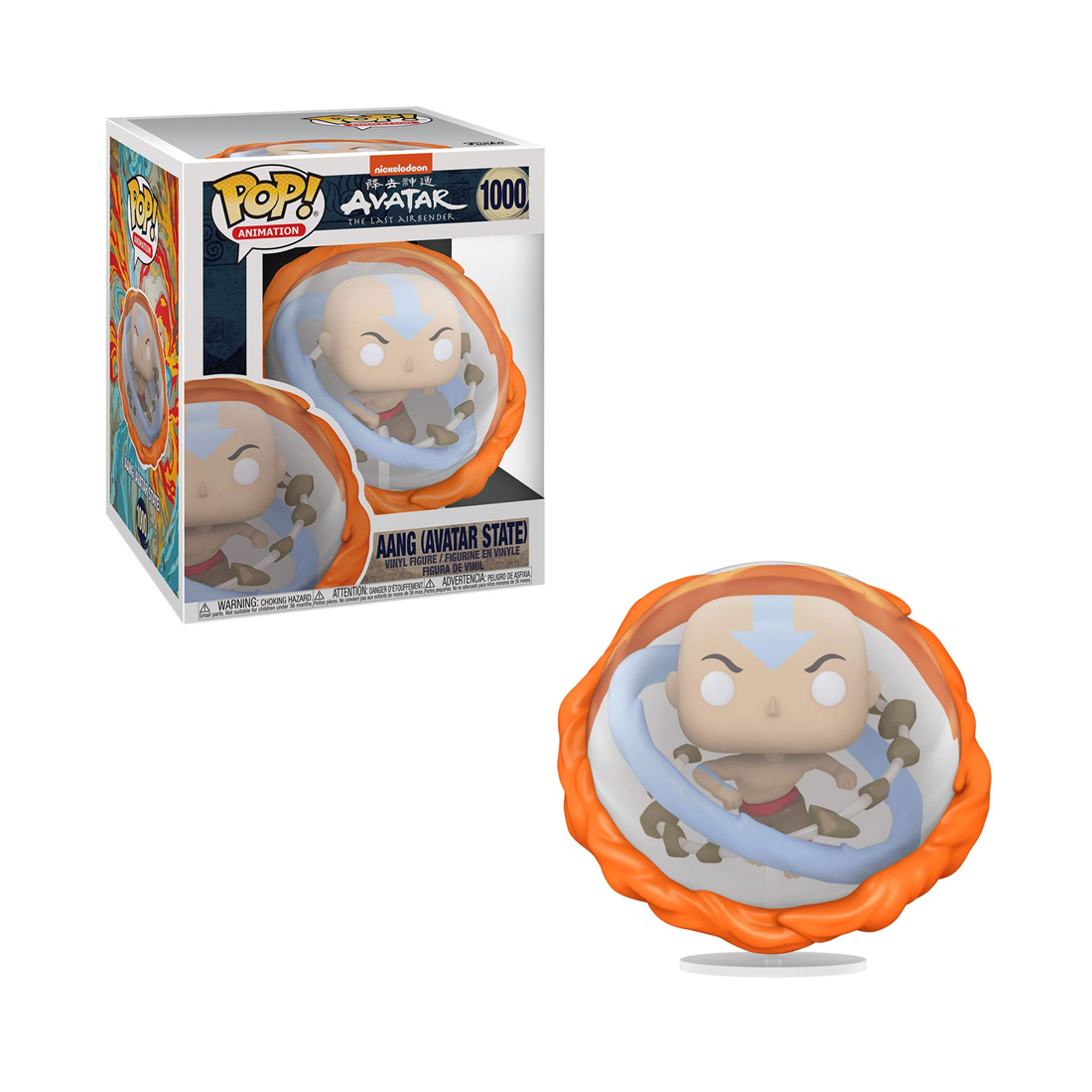 Pop Super! Animation: Avatar - Aang All Elements #1000 - مجسم Pop Super! Animation: Avatar - Aang All Elements #1000 - مجسم