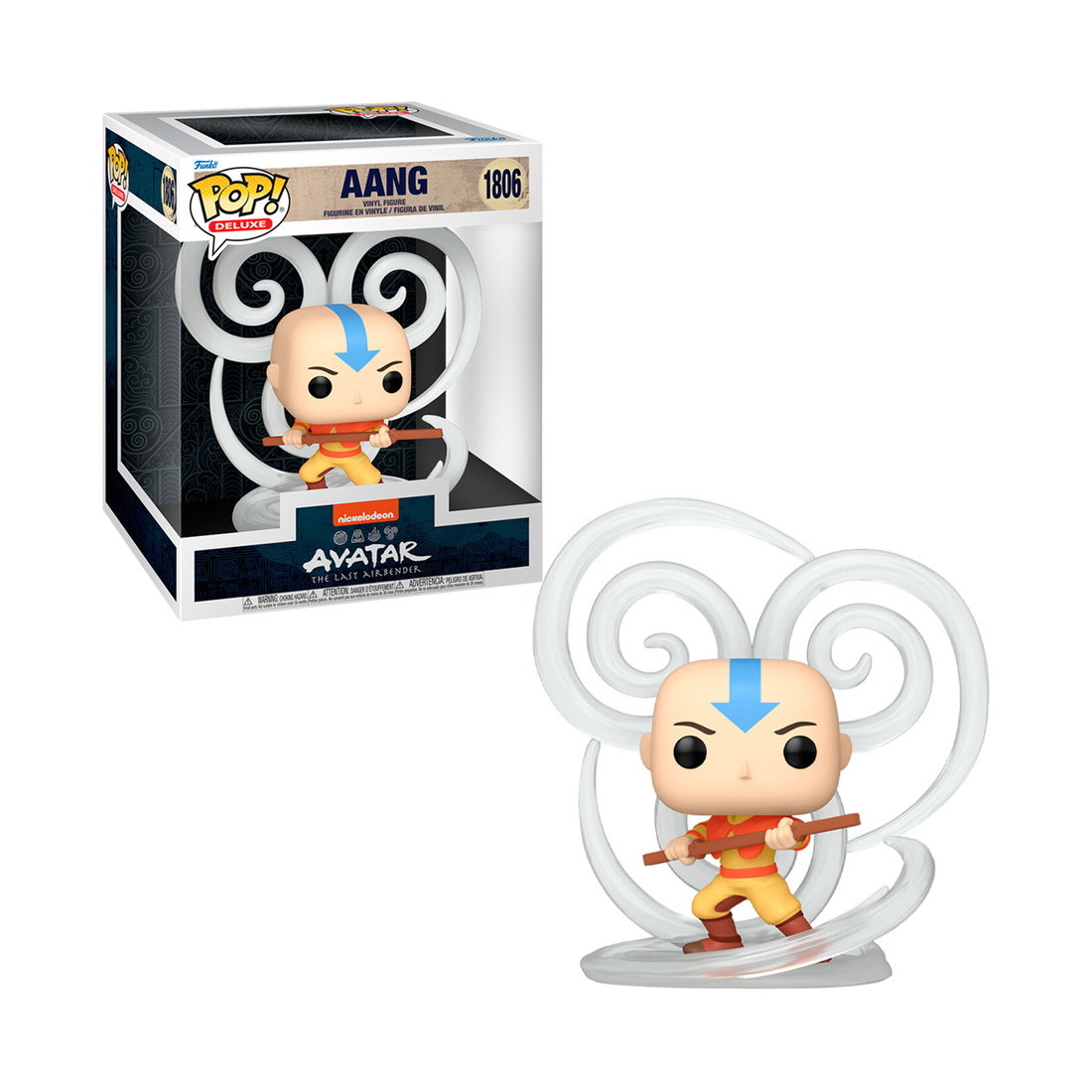 Funko Pop Deluxe! Animation: Avatar: The Last Airbender S7- Aang #1806 - مجسم Funko Pop Deluxe! Animation: Avatar: The Last Airbender S7- Aang #1806 - مجسم