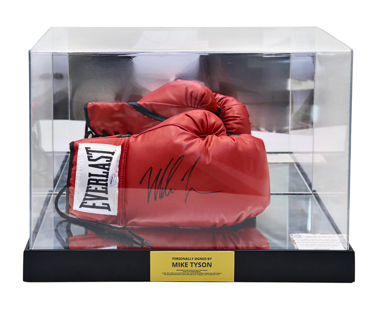 Mike Tyson Signed Everlast Red Full Size Boxing Glove - قفاز ملاكمة - Store 974 Electronics WLL  | ستور٩٧٤ للالكترونيات ذ.م.م