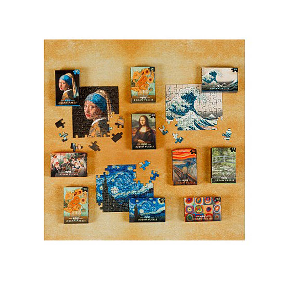 Mini Masterpiece 50 Pieces Jigsaws Game - لعبة Mini Masterpiece 50 Pieces Jigsaws Game - لعبة