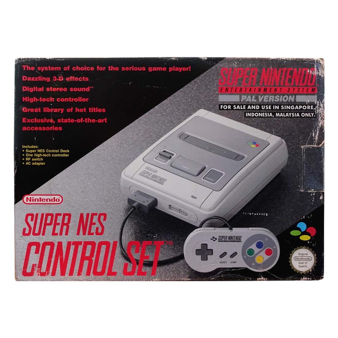 (Pre - Owned) Super Nintendo Entertainment System - Grey - ريترو - Store 974 | ستور ٩٧٤