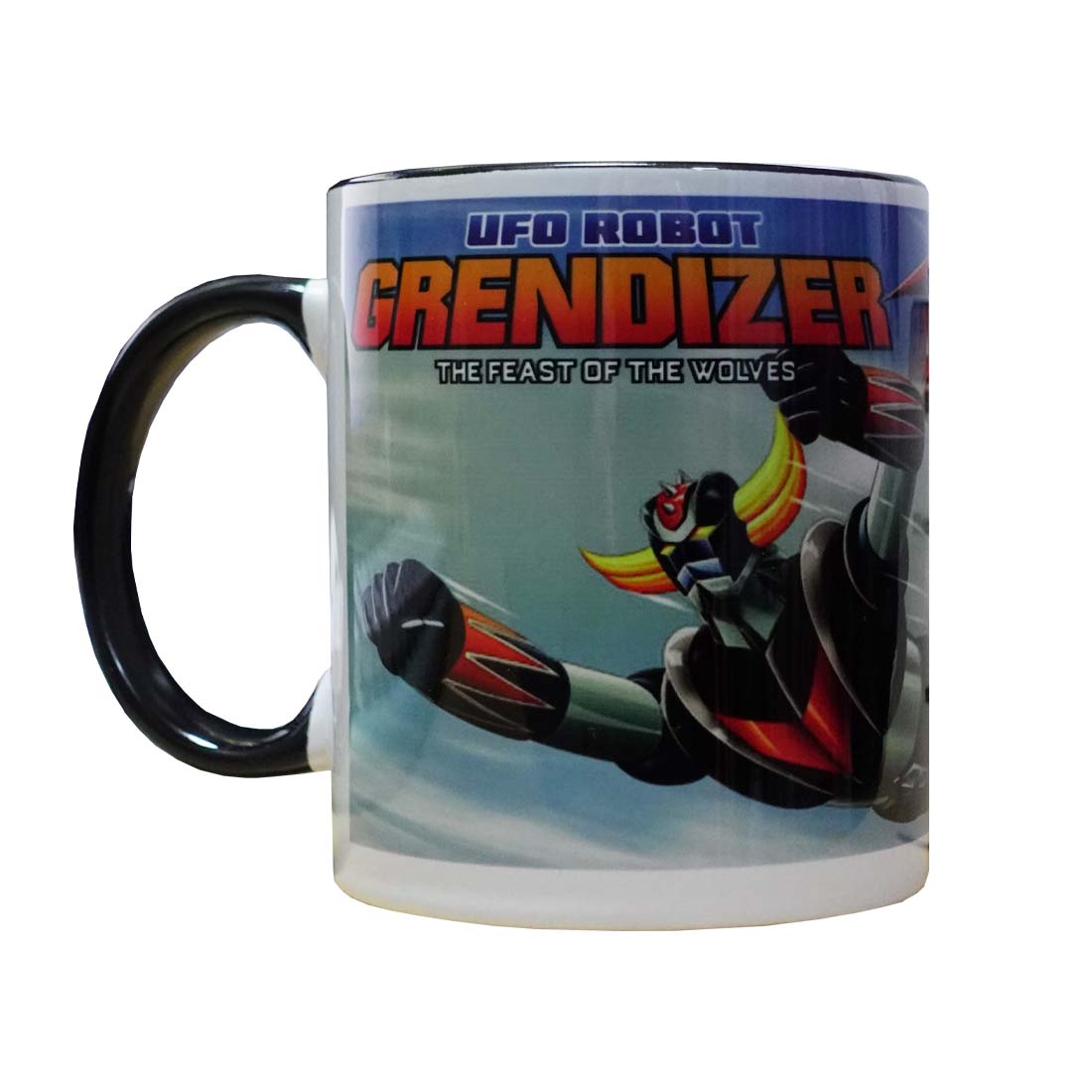 UFO Robot Grendizer Mug - Black - كأس - Store 974 | ستور ٩٧٤