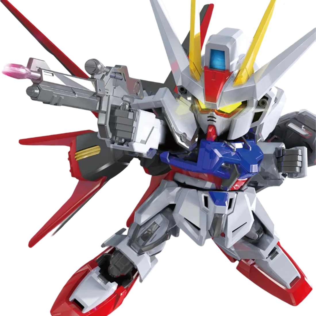 Gundam - Aile Strike Gundam Figure  - مجسم مستعمل - Store 974 Electronics WLL  | ستور٩٧٤ للالكترونيات ذ.م.م