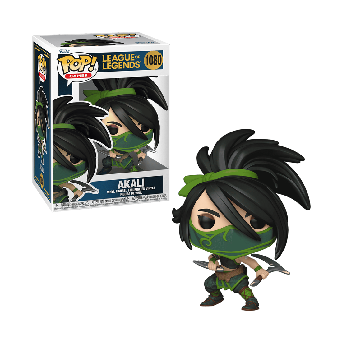 Funko Pop! Games: League of Legends - Akali #1080 - مجسم - Store 974 Electronics WLL  | ستور٩٧٤ للالكترونيات ذ.م.م