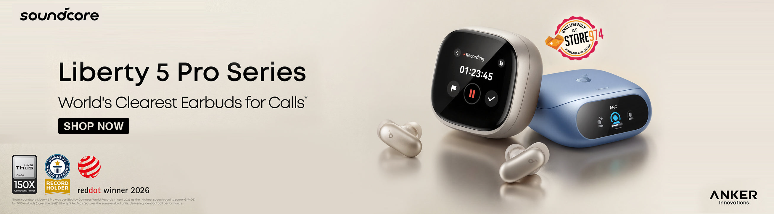 Anker Soundcore Liberty Collection Banner