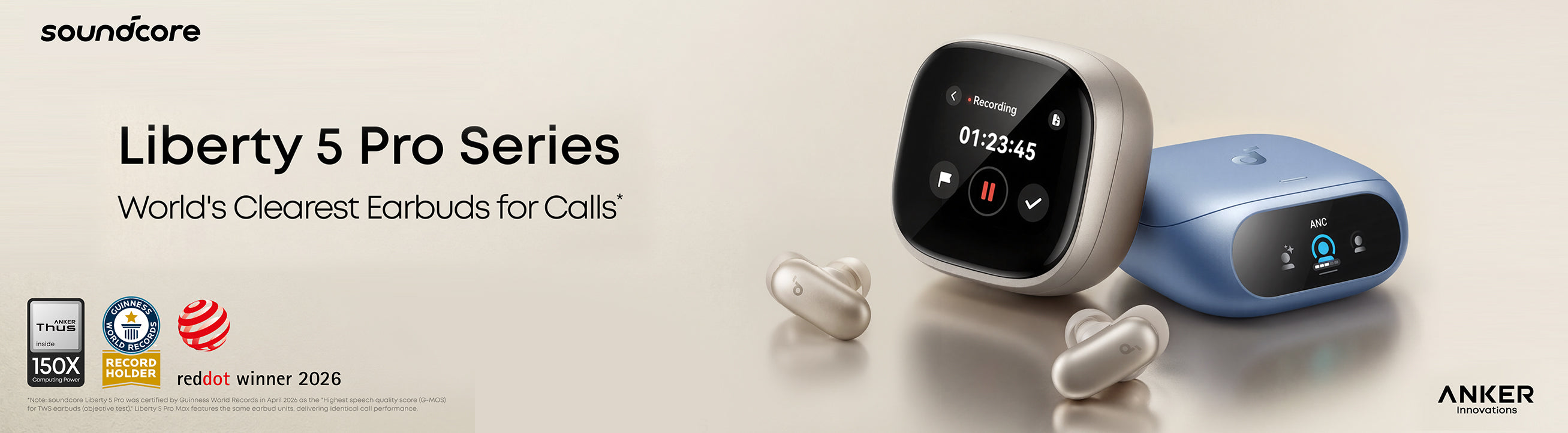 Anker Soundcore Liberty Collection Banner