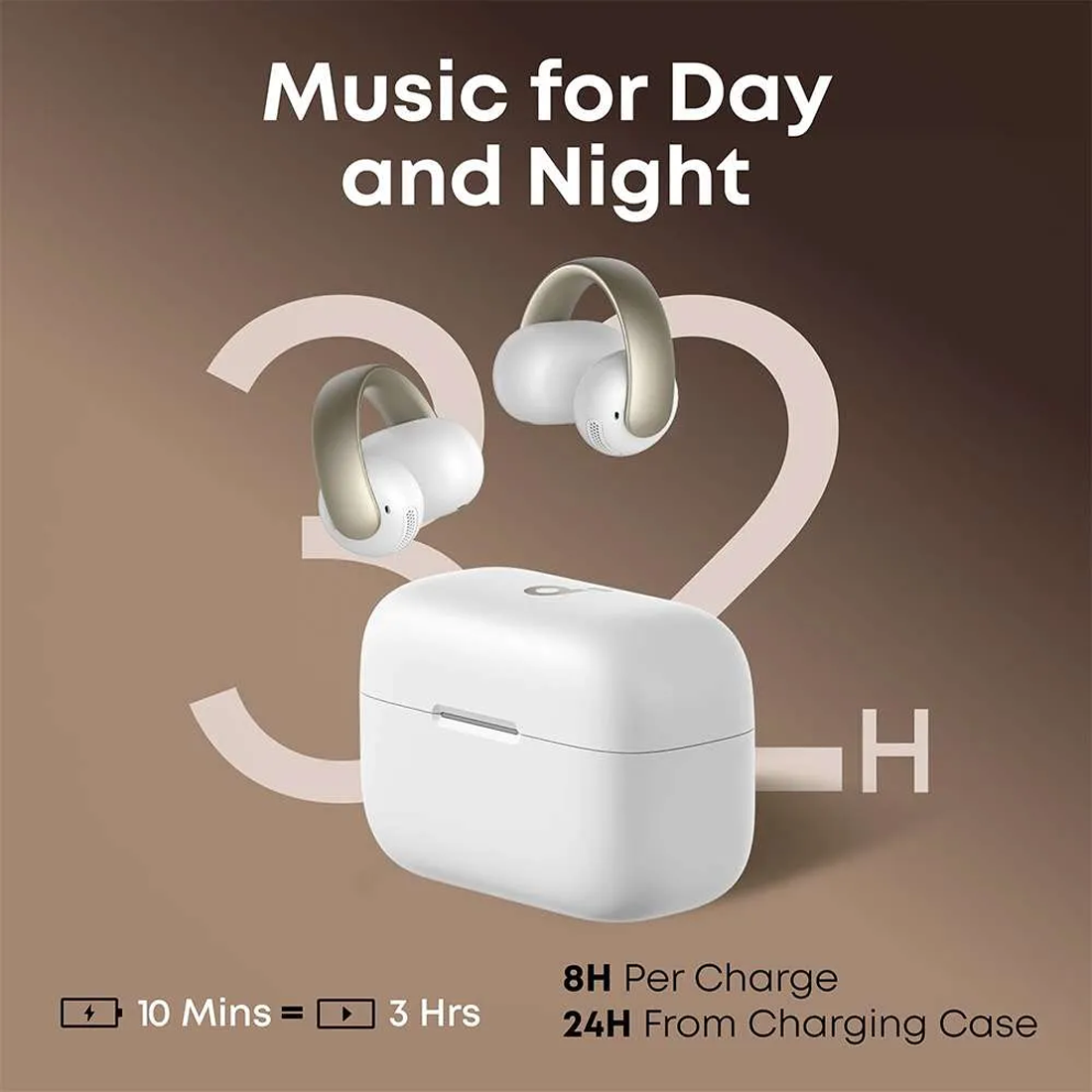 Anker Soundcore AeroClip – White – سماعات Anker Soundcore AeroClip – White – سماعات
