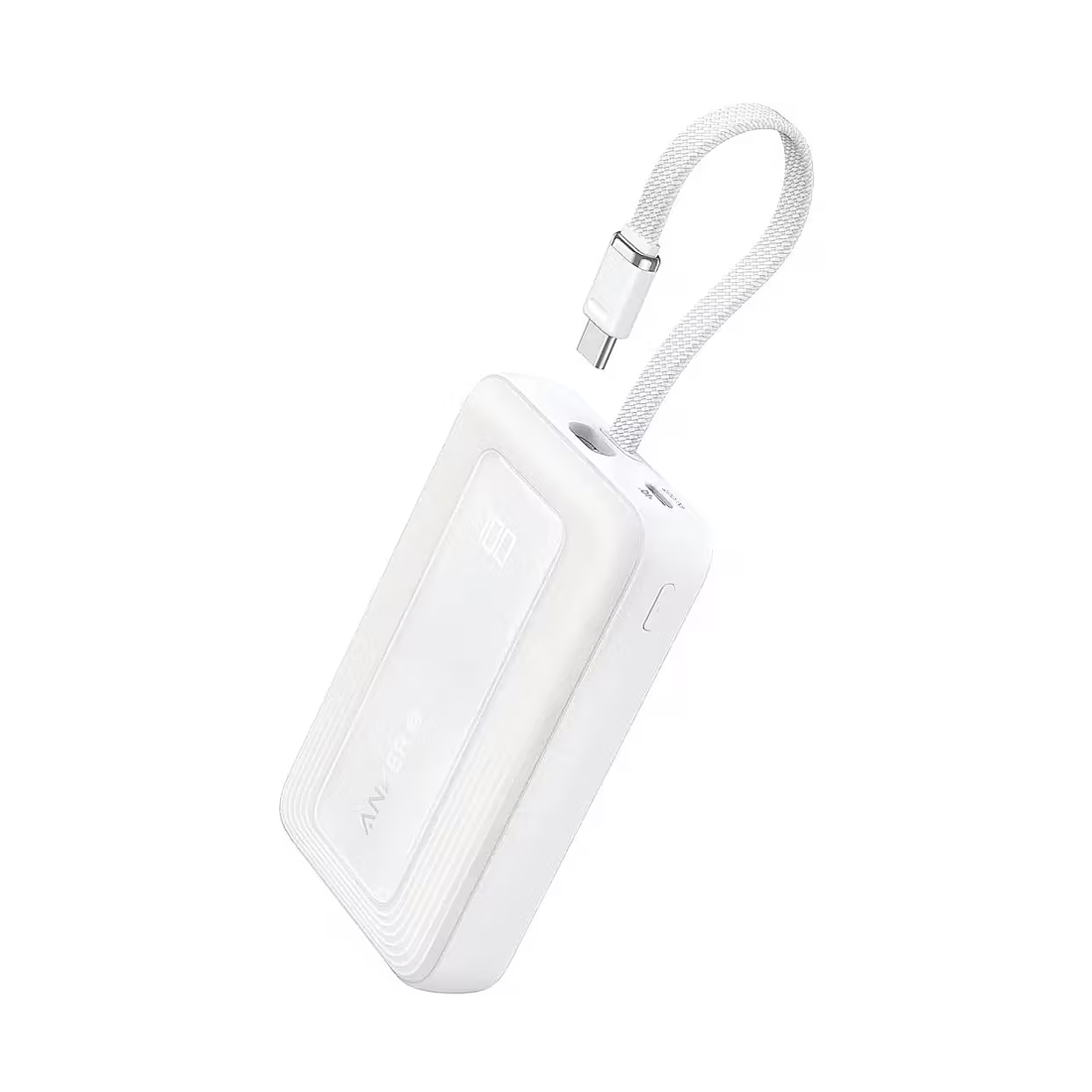 Anker Zolo Power Bank (10K 30W) w/ 5.4-inch built-in USB-C cable - مزود طاقة