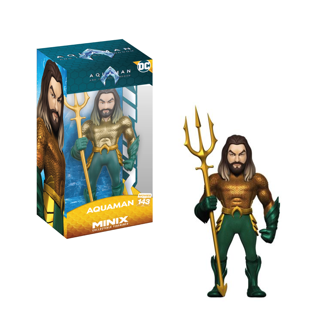 Minix Movies DC Aquaman - دمية - Store 974 Electronics WLL  | ستور٩٧٤ للالكترونيات ذ.م.م