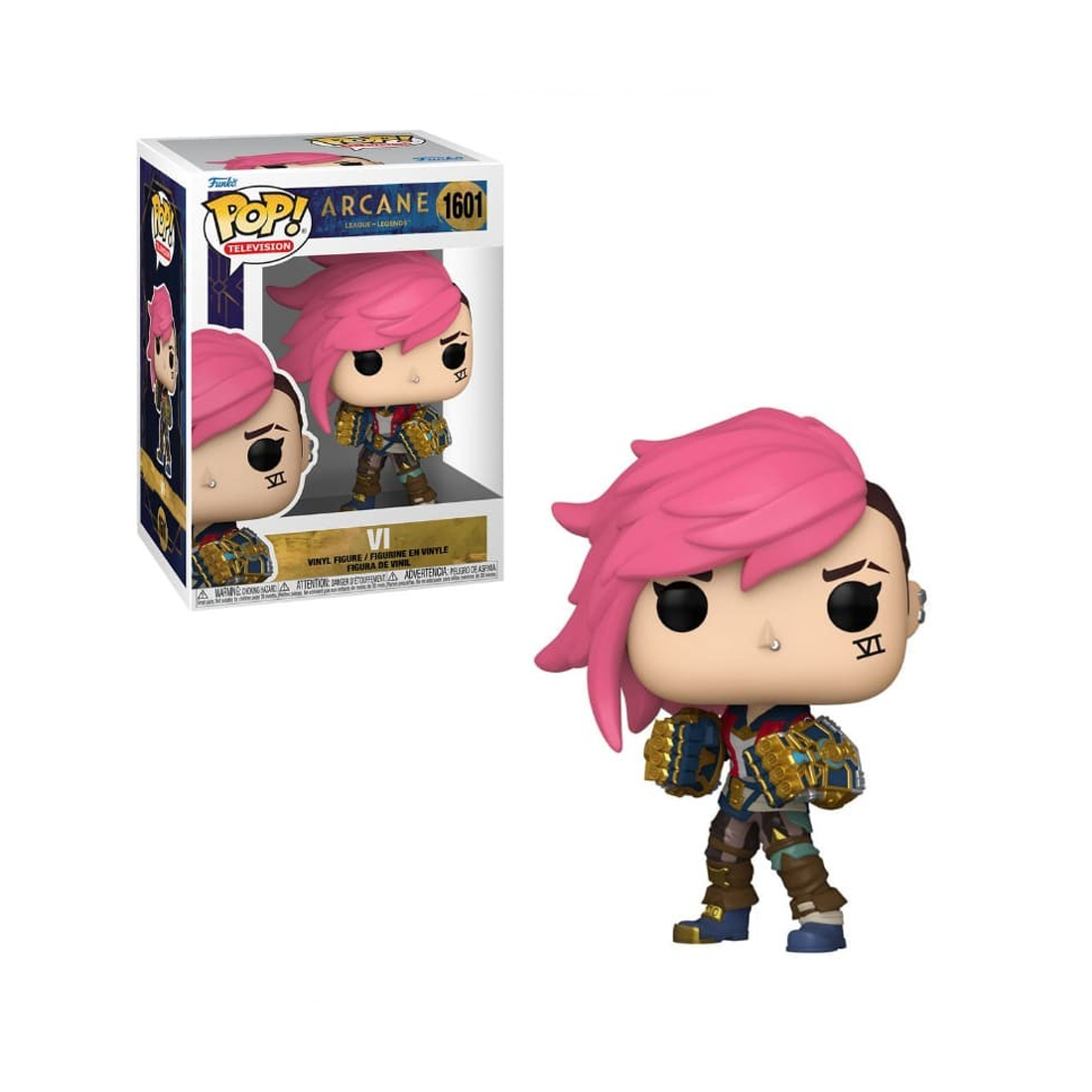 Funko Pop! Tv: Arcane LoL S1 - Vi #1061 - مجسم - Store 974 Electronics WLL  | ستور٩٧٤ للالكترونيات ذ.م.م