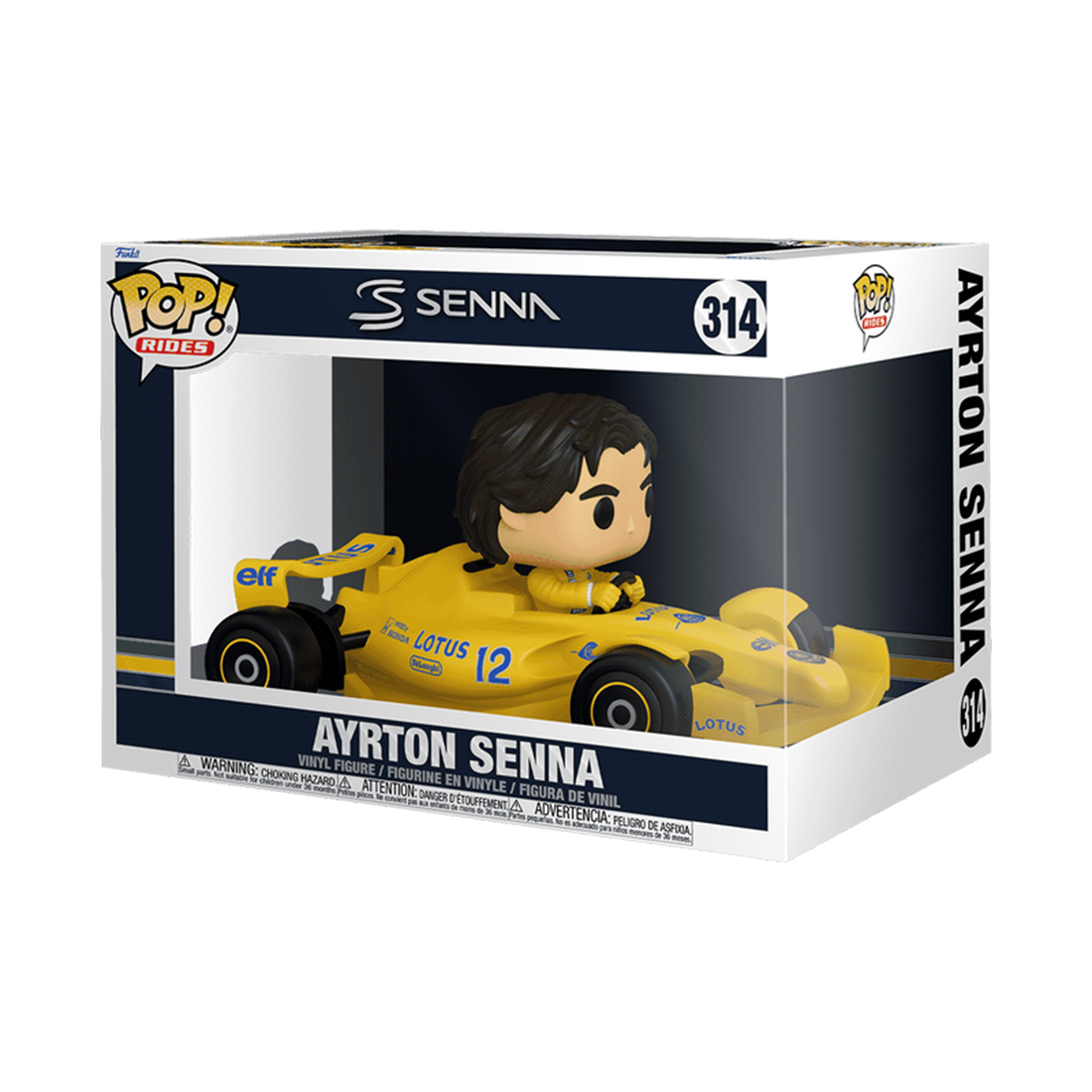 Funko Pop Rides SPRDLX! Formula 1: Lotus - Ayrton Senna #314 - مجسم