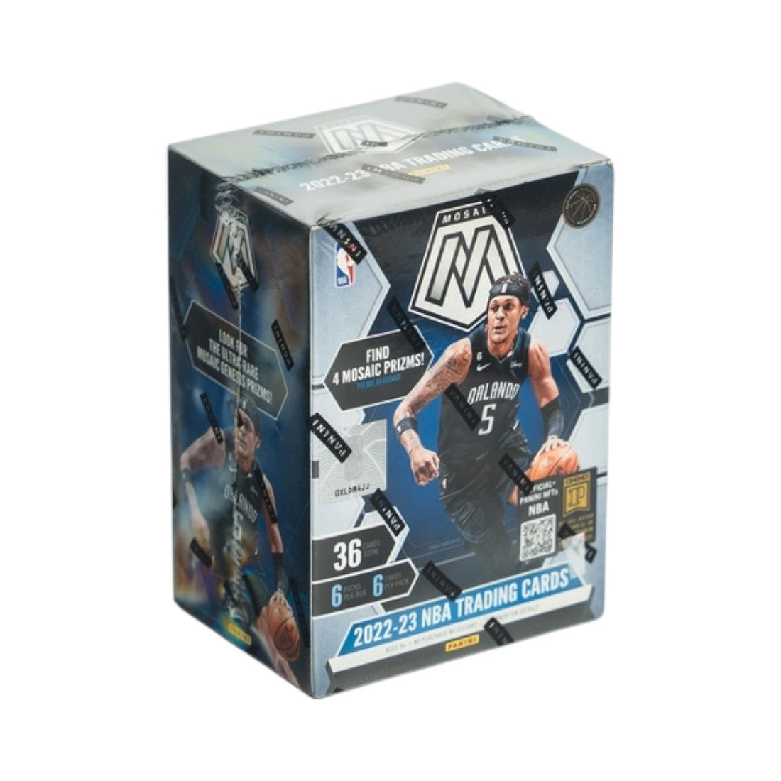 Panini Mosaic Basketball- Find 4 Mosaic Prizms! Per Box 2022-2023 Blaster  - بطاقة ألعاب