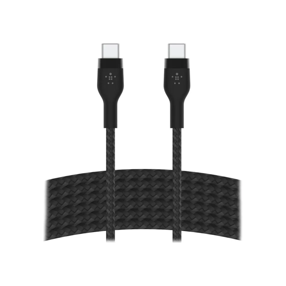 Belkin Boostcharge Pro Flex 3m Usb-c To Usb-c Cable 60w - Black - شاحن Belkin Boostcharge Pro Flex 3m Usb-c To Usb-c Cable 60w - Black - شاحن