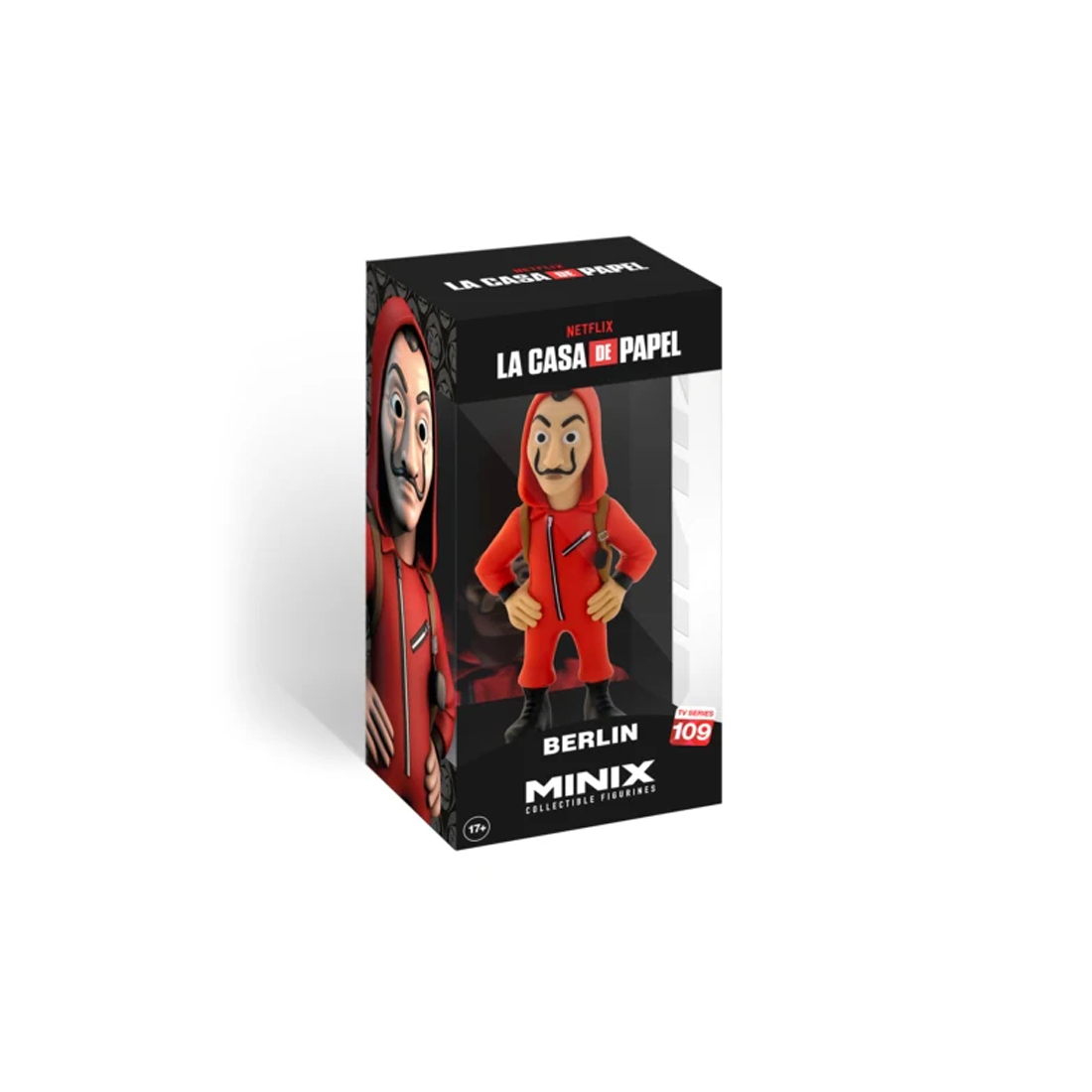 Minix Tv Series Money Heist Berlin W/ Mask - دمية - Store 974 Electronics WLL  | ستور٩٧٤ للالكترونيات ذ.م.م