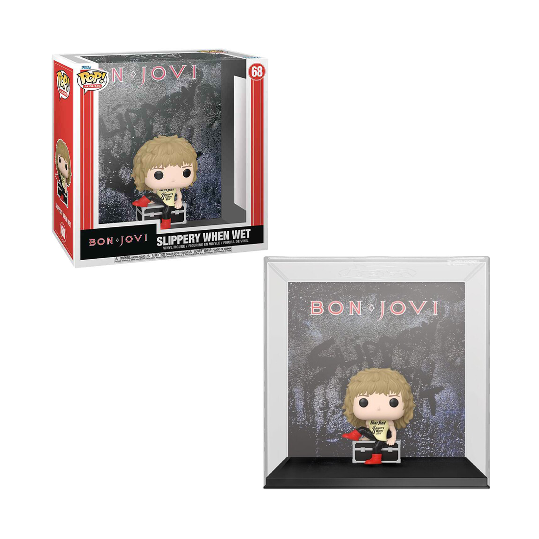 Funko Pop Albums! Rocks: Bon Jovi - Slippery When Wet #68 - مجسم Funko Pop Albums! Rocks: Bon Jovi - Slippery When Wet #68 - مجسم