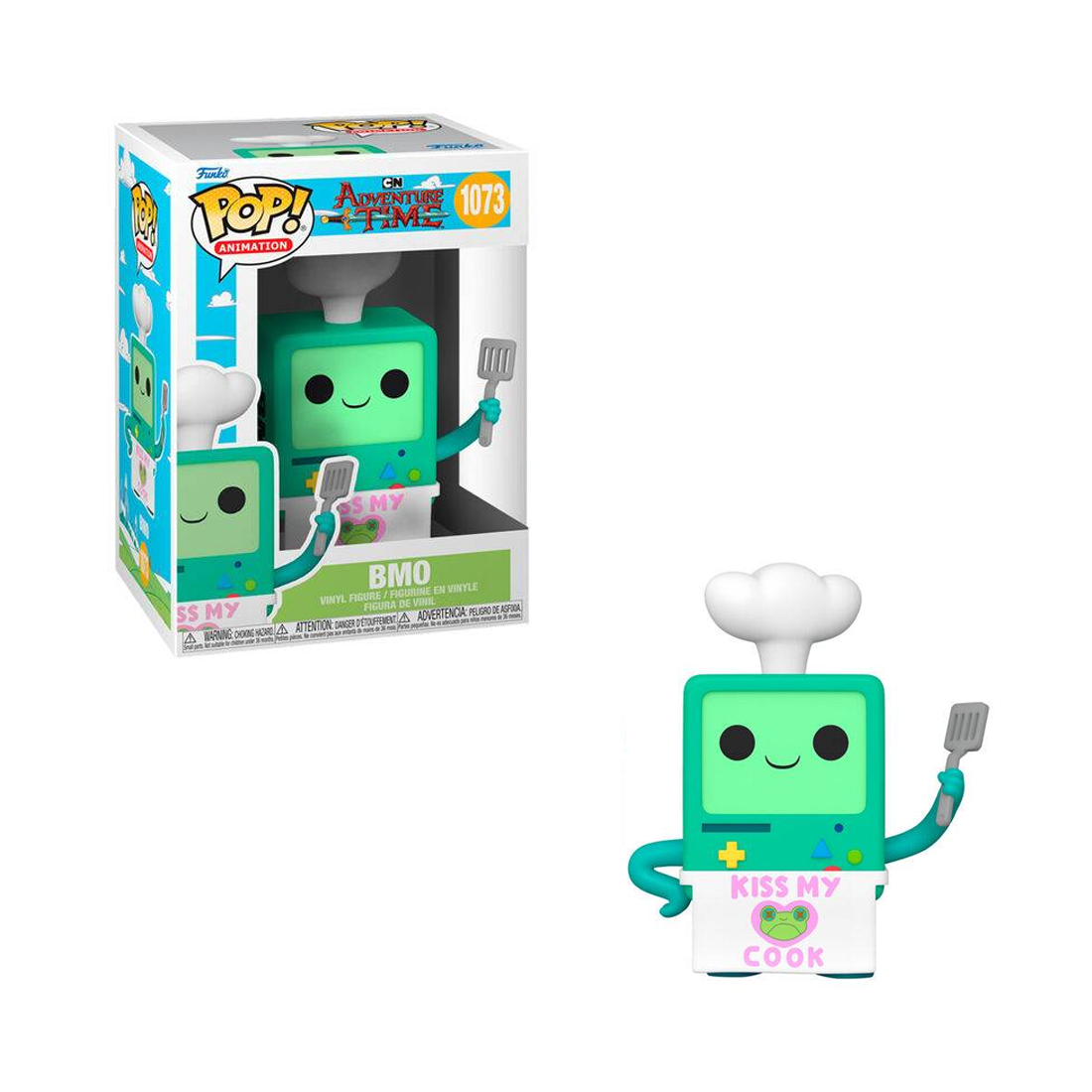 Funko Pop! Animation: Adventure Time - BMO Cook #1073 - مجسم - Store 974 Electronics WLL  | ستور٩٧٤ للالكترونيات ذ.م.م