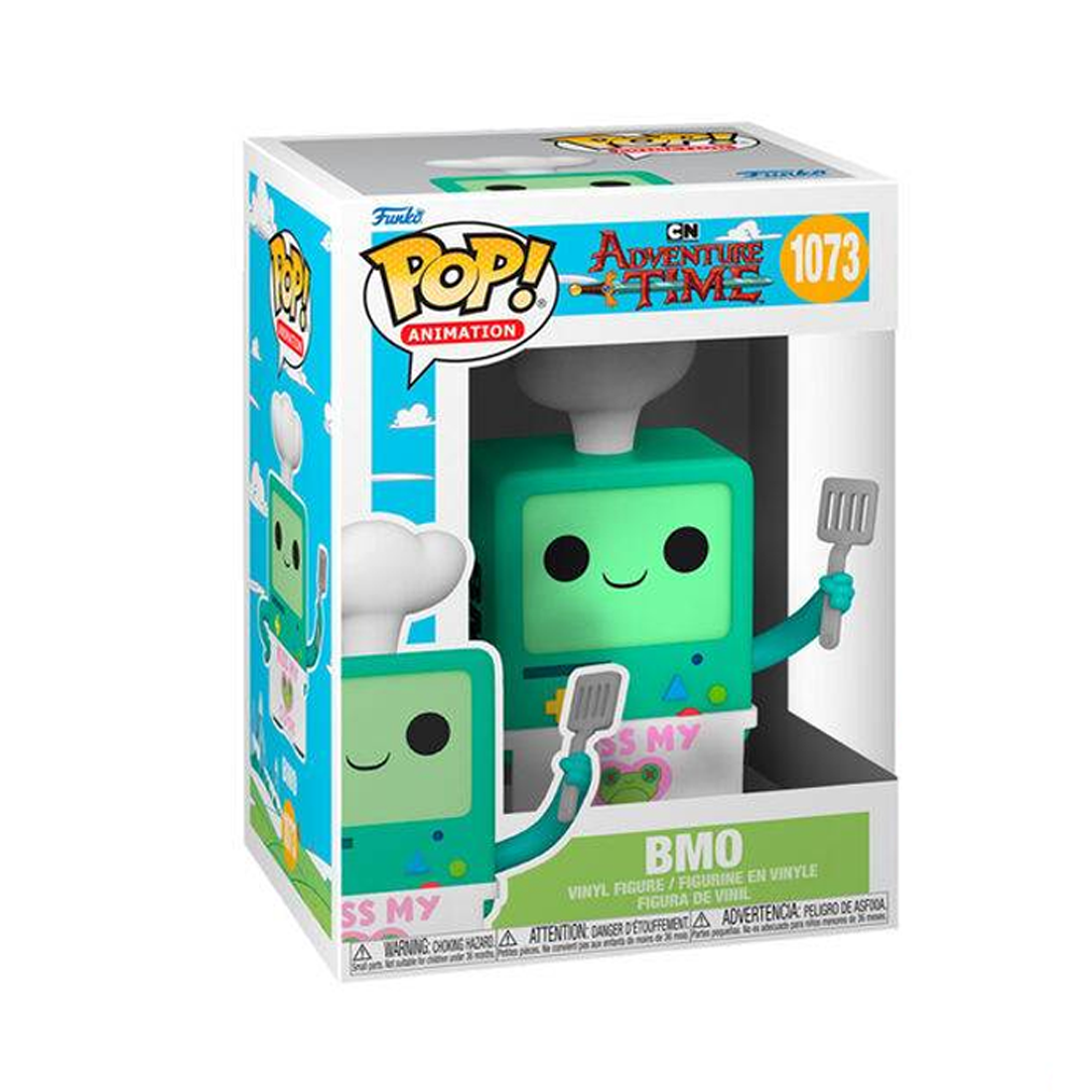Funko Pop! Animation: Adventure Time - BMO Cook #1073 - مجسم - Store 974 Electronics WLL  | ستور٩٧٤ للالكترونيات ذ.م.م