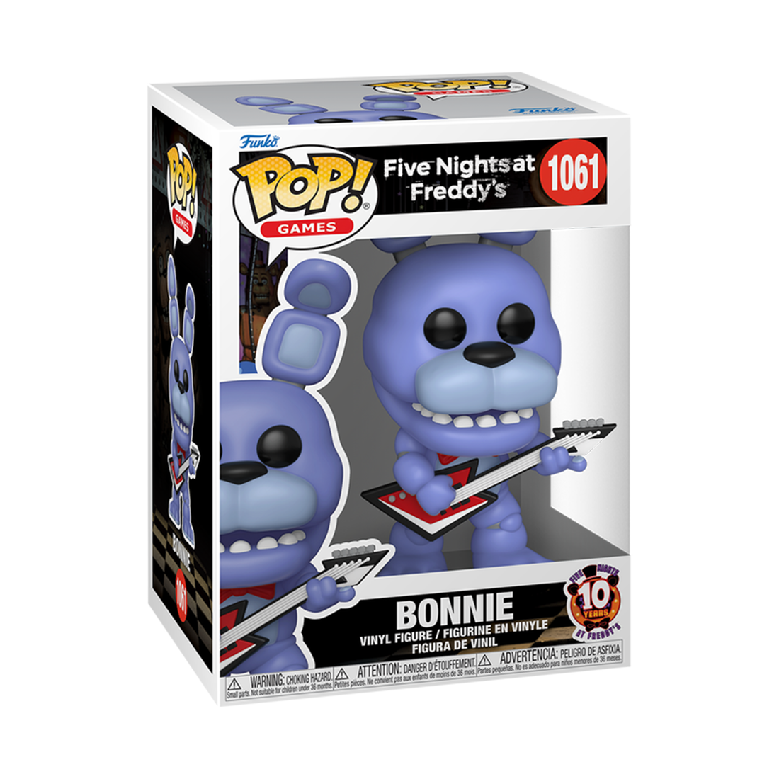 Funko Pop! Games: Five Night's at Freddy's 10th - Bonnie #1061 - مجسم - Store 974 Electronics WLL  | ستور٩٧٤ للالكترونيات ذ.م.م