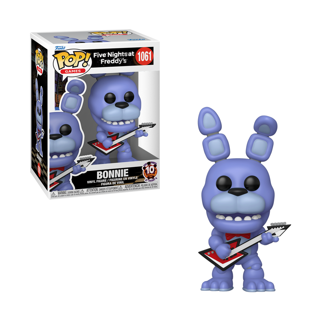 Funko Pop! Games: Five Night's at Freddy's 10th - Bonnie #1061 - مجسم - Store 974 Electronics WLL  | ستور٩٧٤ للالكترونيات ذ.م.م