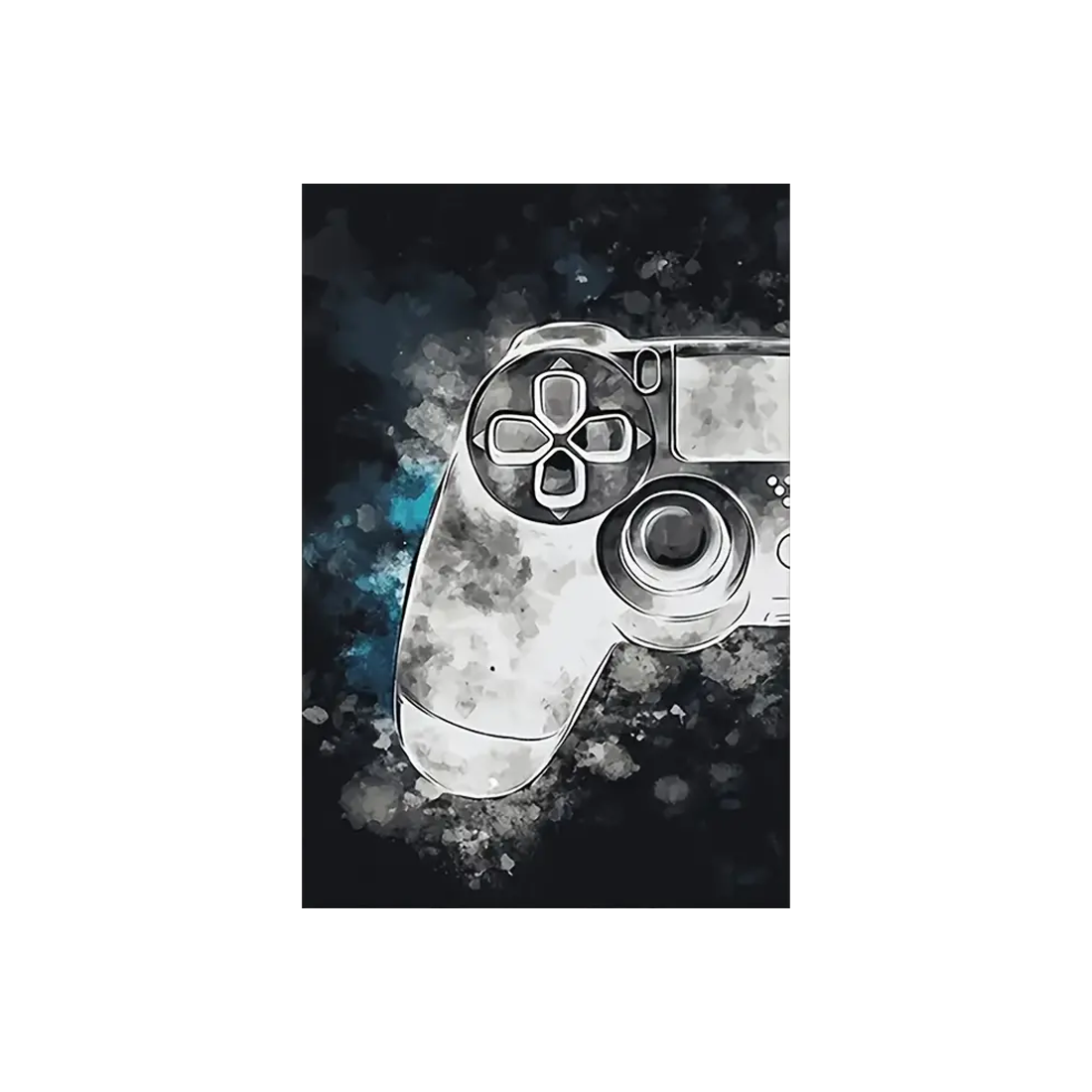 B&W Game Controller Poster (30 x 45 cm) - ملصق B&W Game Controller Poster (30 x 45 cm) - ملصق