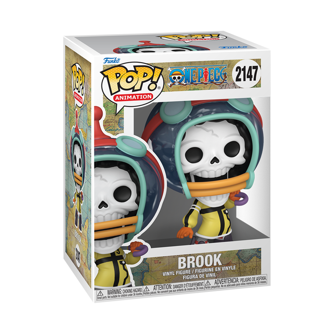 Pop! Animation: One Piece S12 - Brook (Egg) #2147 - مجسم Pop! Animation: One Piece S12 - Brook (Egg) #2147 - مجسم