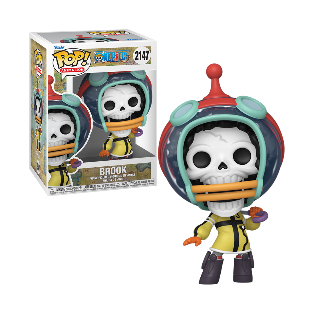 Pop! Animation: One Piece S12 - Brook (Egg) #2147 - مجسم Pop! Animation: One Piece S12 - Brook (Egg) #2147 - مجسم