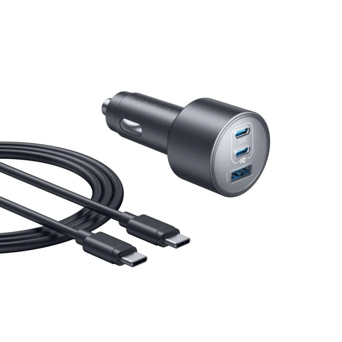 Anker Car Charger (167.5W, 3 Ports) with Cable Bundle – شاحن