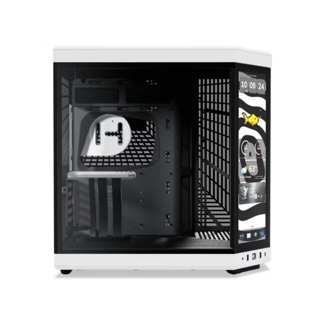 Hyte Y70 Touch Infinite Dual Chamber Mid-Tower ATX Case - Panda - صندوق Hyte Y70 Touch Infinite Dual Chamber Mid-Tower ATX Case - Panda - صندوق