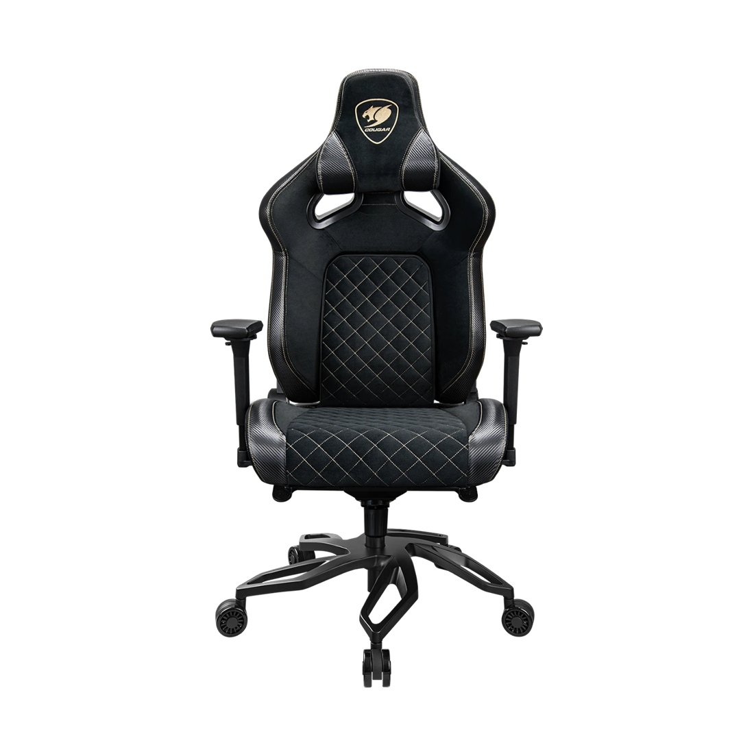 Cougar Gaming Chair Titan Pro V2 Gold Fabric - كرسي و طاولة
