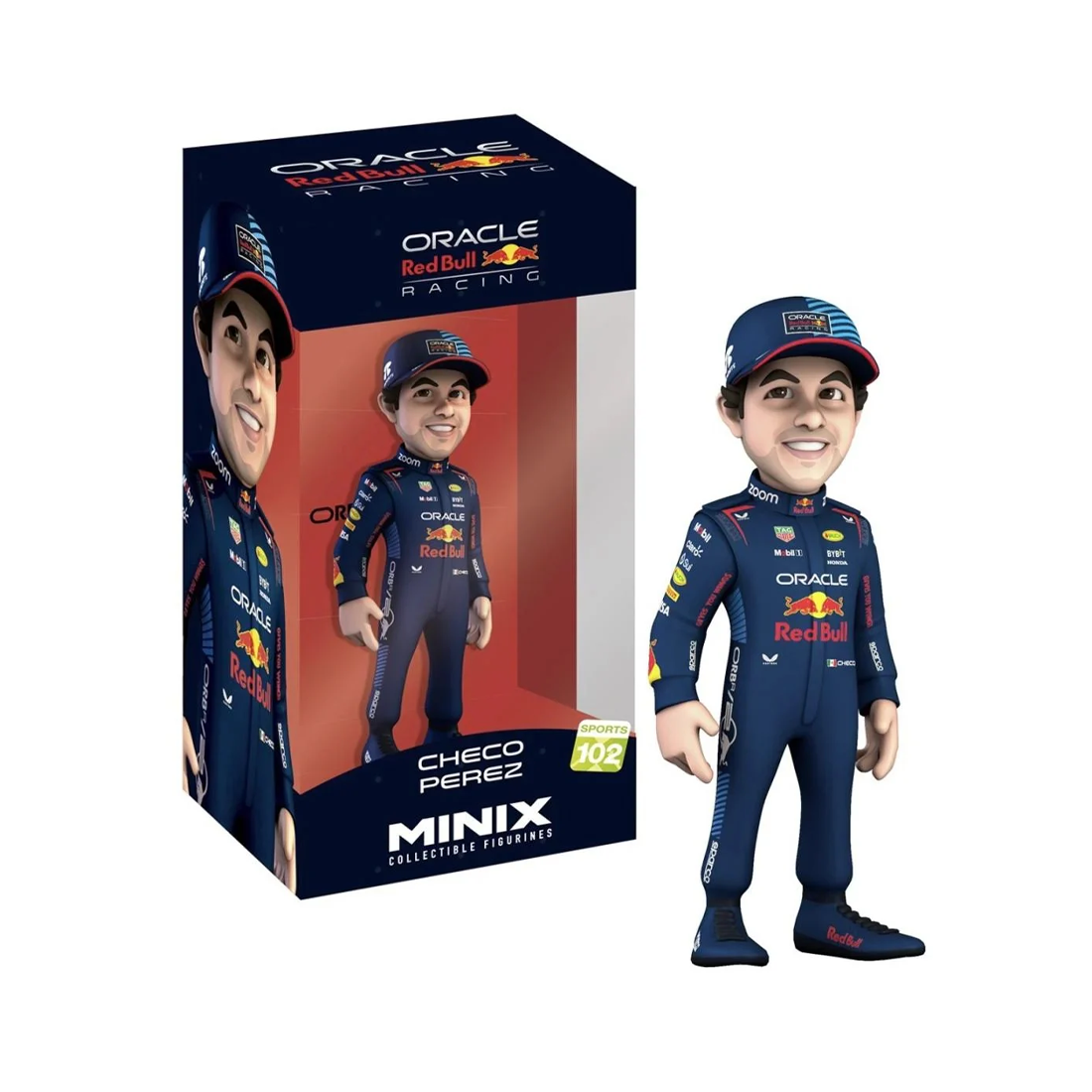 Minix Sports Red Bull Checo Pérez - دمية - Store 974 Electronics WLL  | ستور٩٧٤ للالكترونيات ذ.م.م
