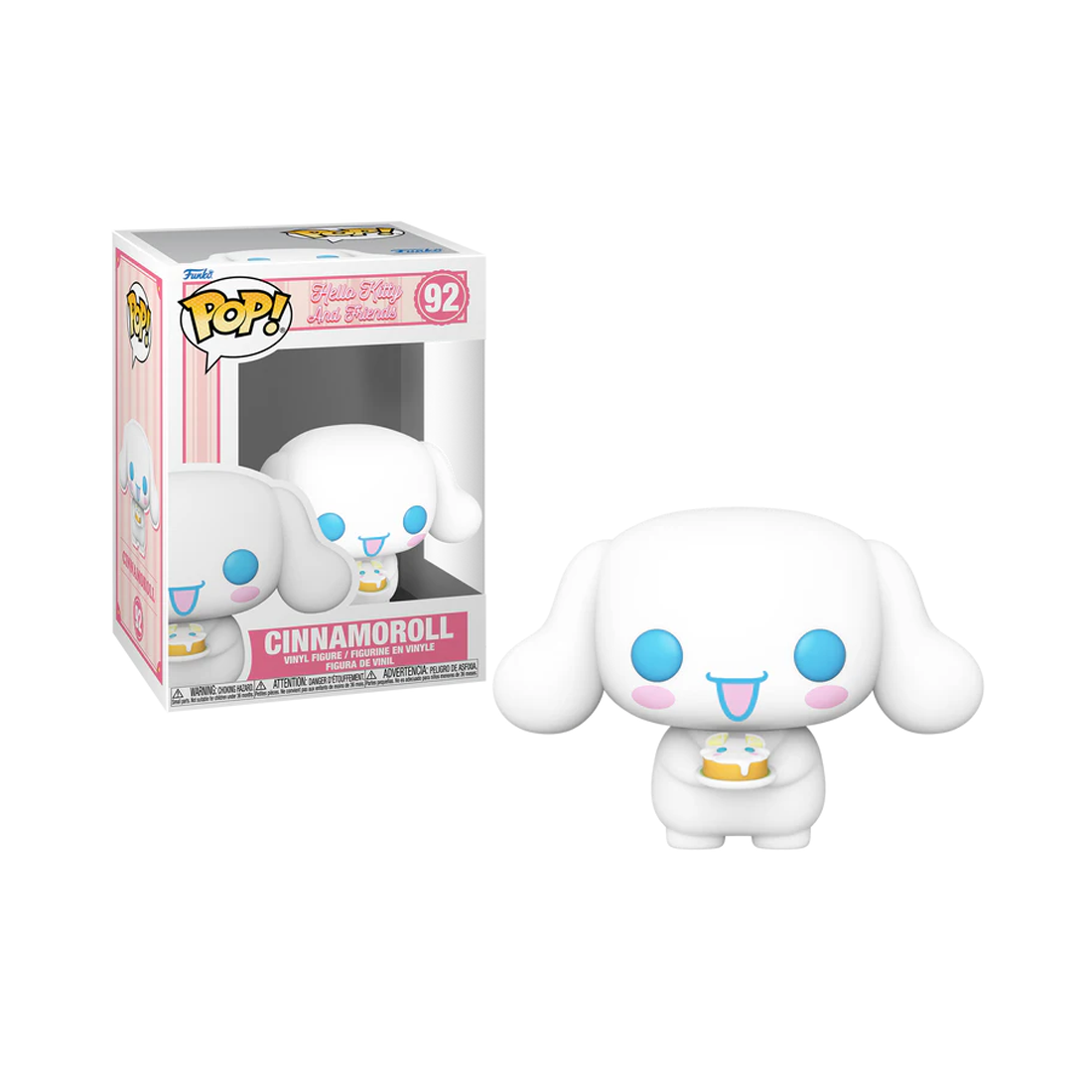 Funko Pop Sanrio: Cinnamoroll with cake #92 - مجسم Funko Pop Sanrio: Cinnamoroll with cake #92 - مجسم