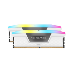 Corsair Vengeance RGB DDR5 32GB (2x16GB) 6000MHz CL36 – White  - الذاكرة العشوائية