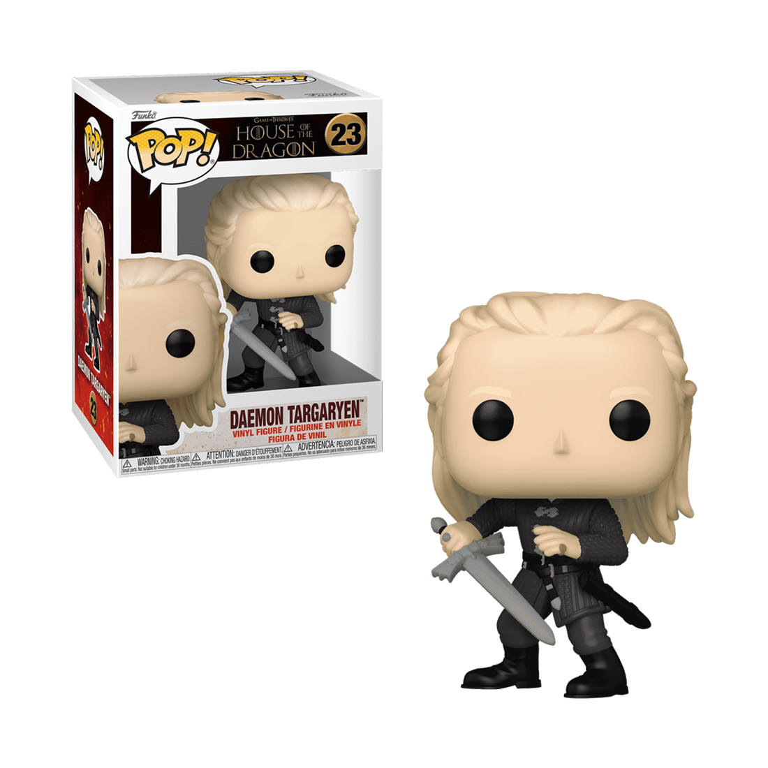 Funko Pop! Tv: House of the Dragon S4 - Daemon Targaryen #23 - مجسم Funko Pop! Tv: House of the Dragon S4 - Daemon Targaryen #23 - مجسم