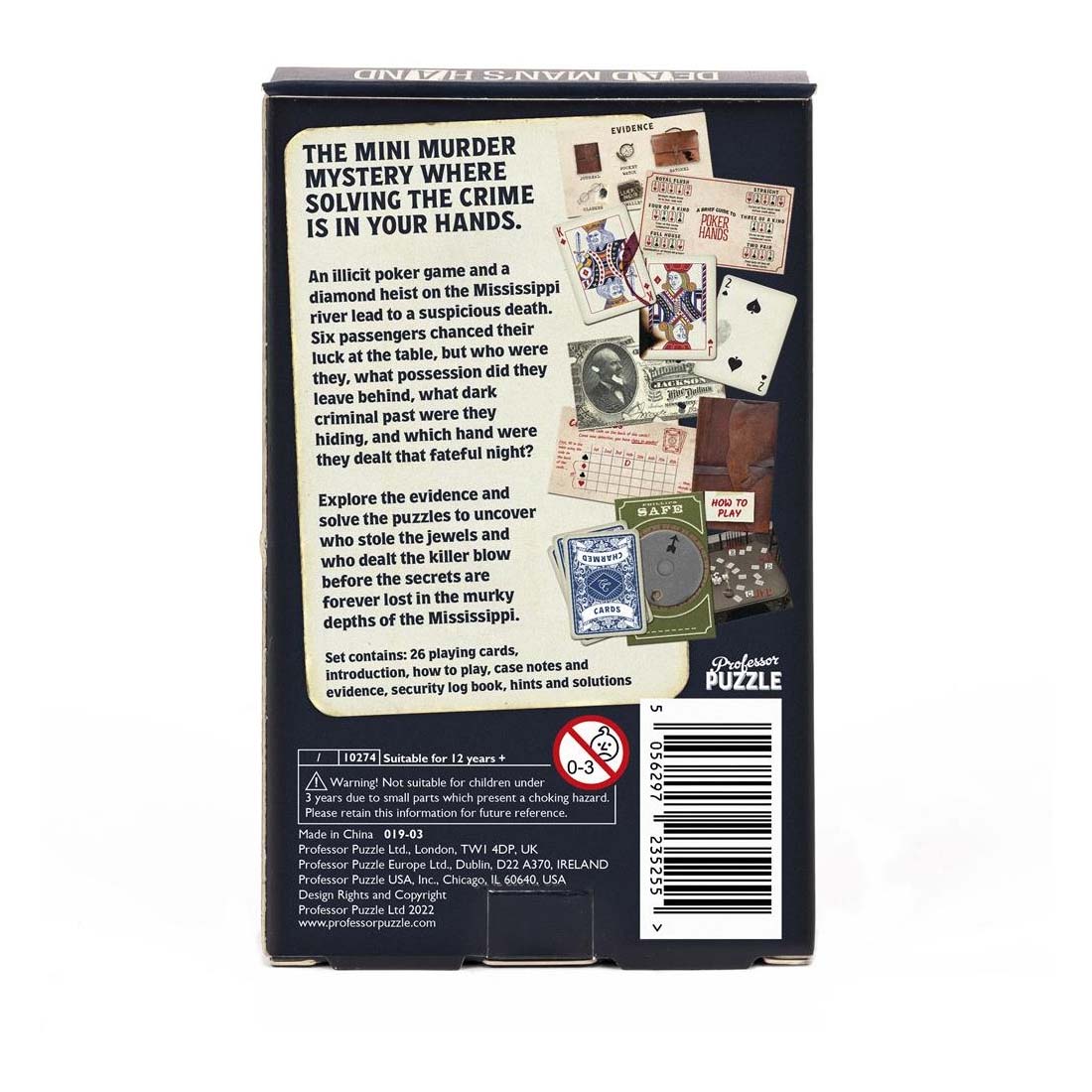 Dead Man’s Hand Mini Murder Mystery Game - لعبة Dead Man’s Hand Mini Murder Mystery Game - لعبة