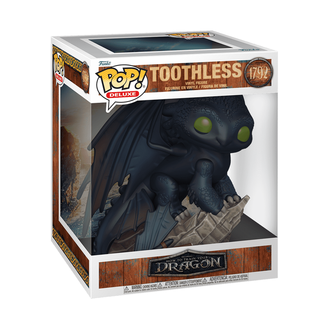 Funko Pop Deluxe! How to Train your Dragon LA S1 - Toothless #1792 - مجسم