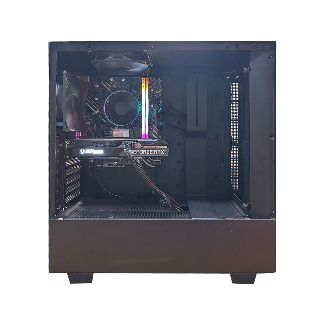 (Pre - Owned) Gaming PC Intel Core i5 - 12400F Processor Zotac Gaming GeForce RTX 3050 Graphic Card H510 NZXT case - كمبيوتر مستعمل - Store 974 | ستور ٩٧٤