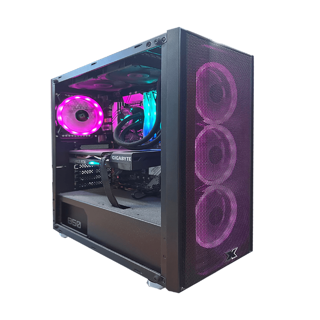 (Pre - Owned) Gaming PC Intel Core i7 - 10700 KF Processor Gigabyte 3060 Eagle OC 12GB Graphic Card Xigmatek ATX Case - كمبيوتر مستعمل - Store 974 | ستور ٩٧٤