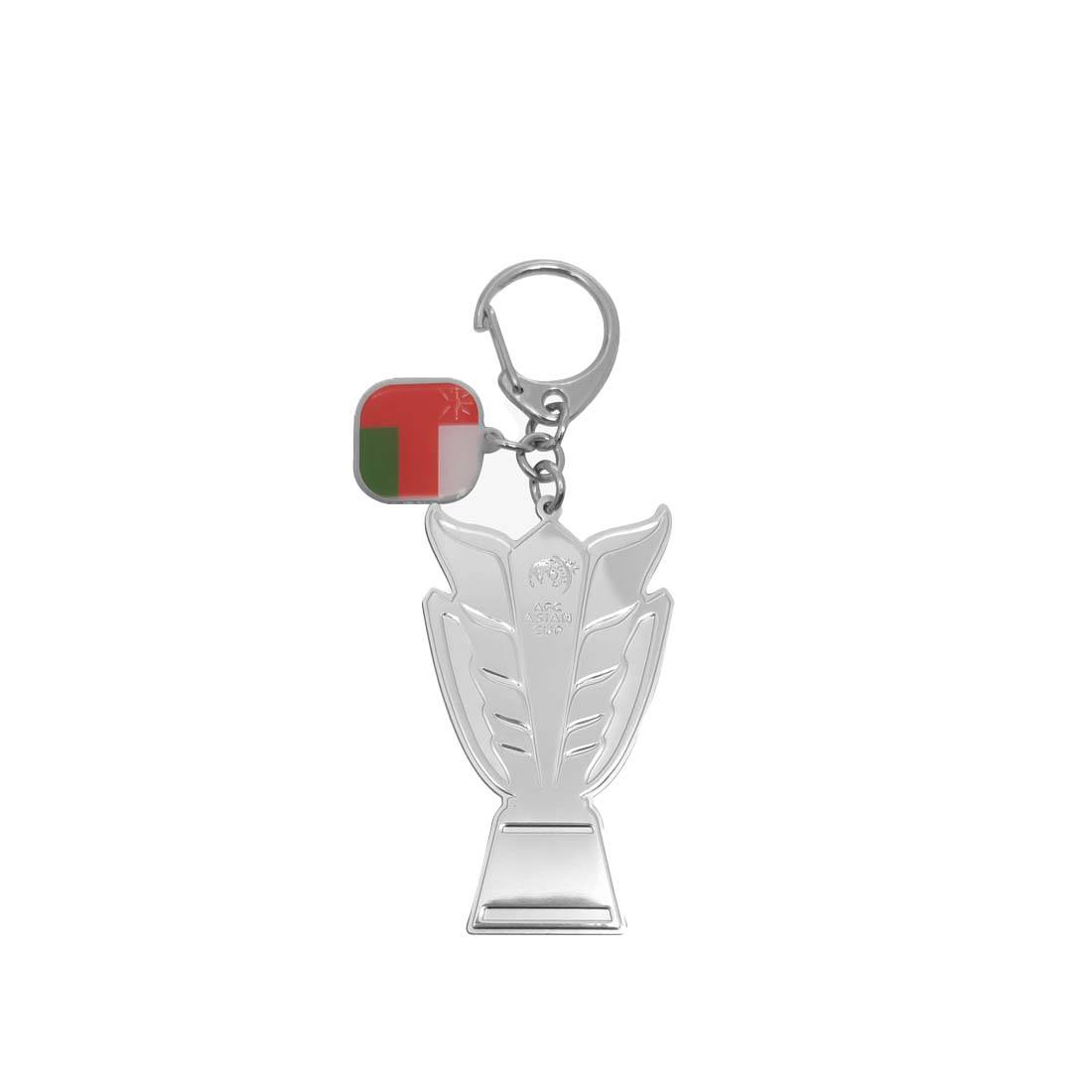 2D Trophy Keychain with Country Flag - Oman - أكسسوار - Store 974 | ستور ٩٧٤