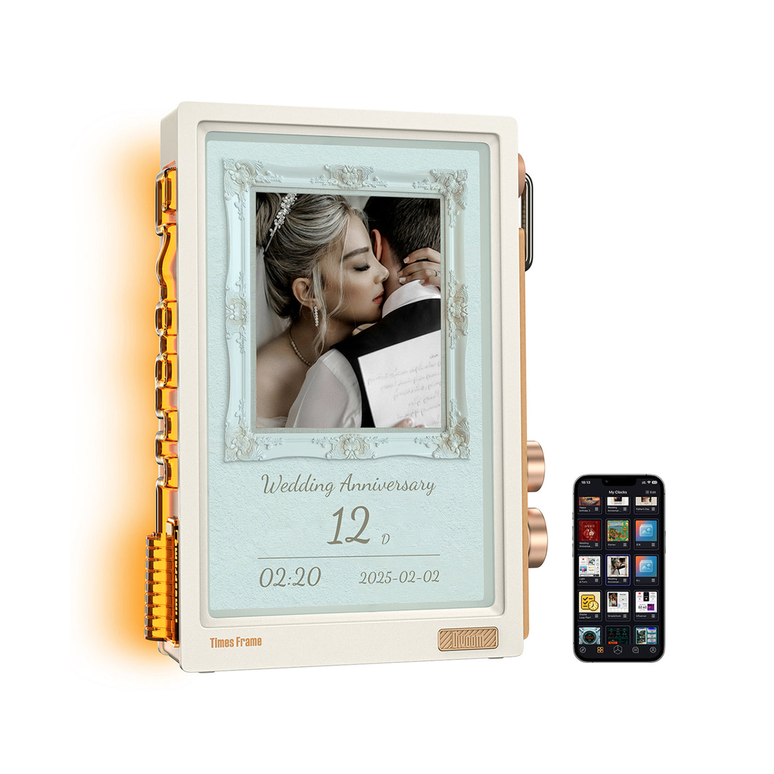 Divoom Times Frame White - شاشة رقمية Divoom Times Frame White - شاشة رقمية