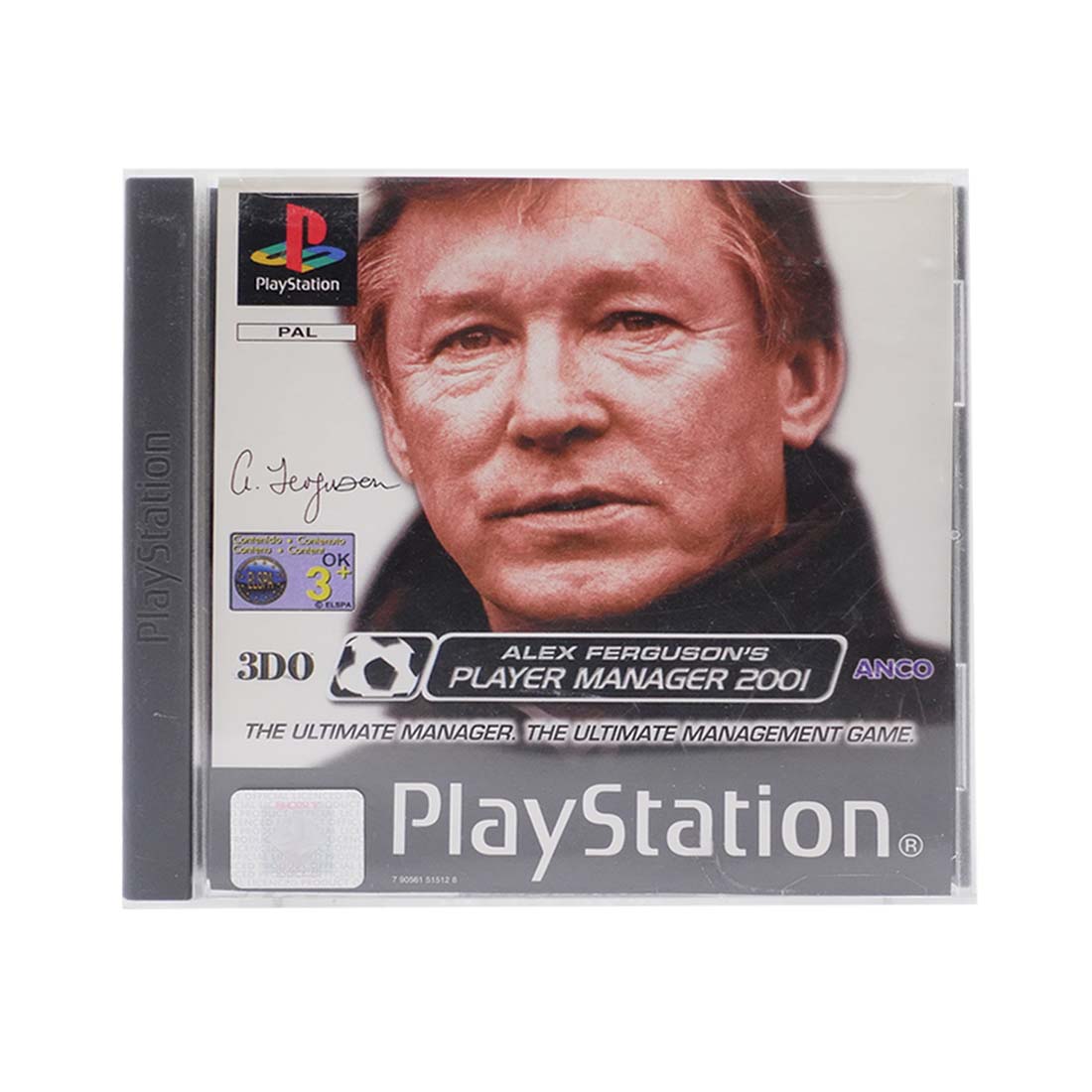 (Pre-Owned) Alex Ferguson's Player Manager 2001 Game - PlayStation 1 - ريترو