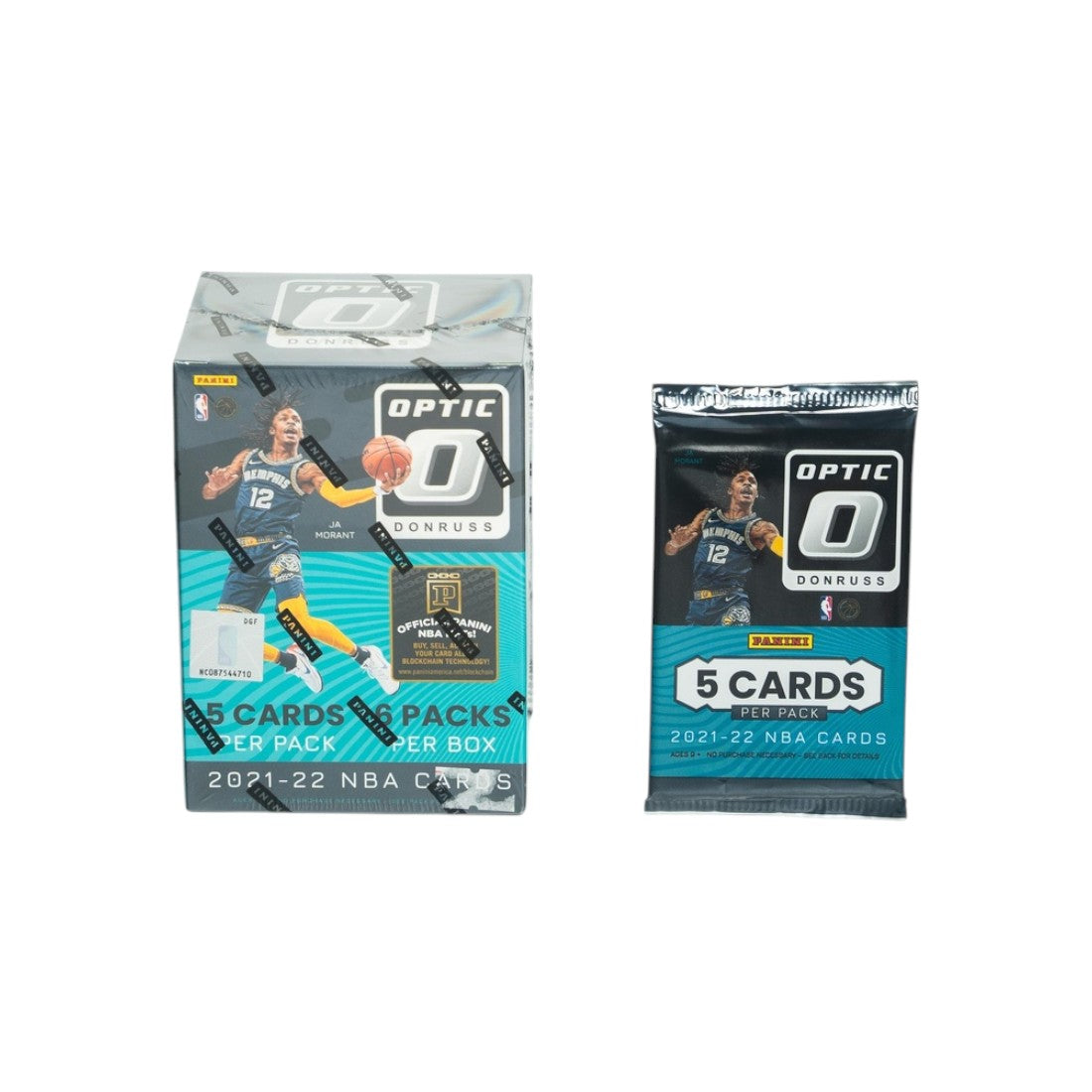 Panini Donruss Optic Basketball Retail Exclusive Look for The Ultra Rare Checkerboard Prizm! 2021-2022 Blaster  - بطاقة ألعاب