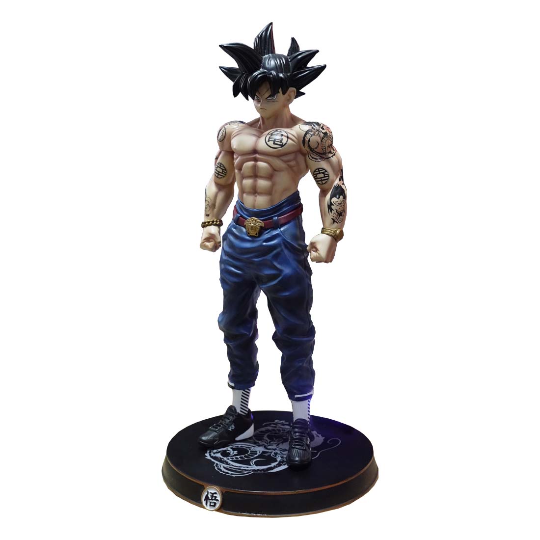 (Pre-Owned) SJM Studio Resin SJM Studio Goku Tattoo Figure - مجسم مستعمل - Store 974 | ستور ٩٧٤