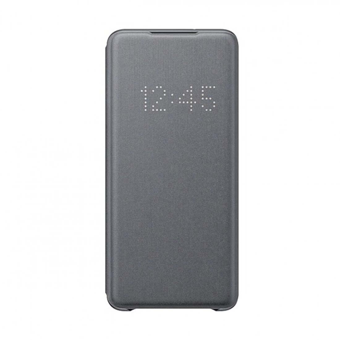 Galaxy S20+ Smart Led View Cover -  Grey - أكسسوارات - Store 974 | ستور ٩٧٤