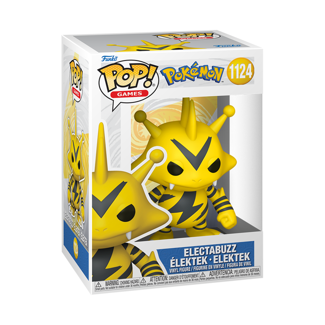 Funko Pop! Games: Pokemon - Electabuzz #1124 - مجسم Funko Pop! Games: Pokemon - Electabuzz #1124 - مجسم