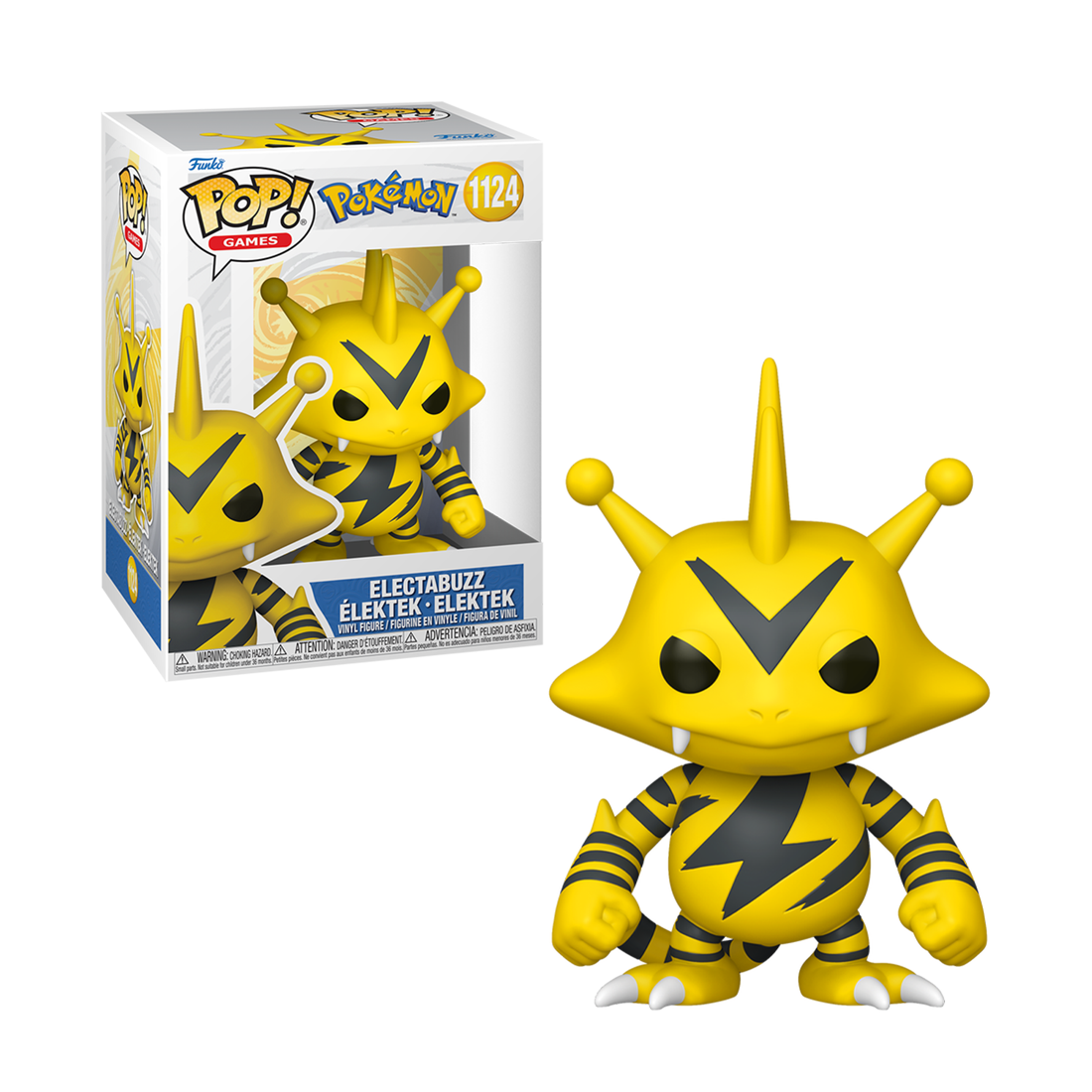 Funko Pop! Games: Pokemon - Electabuzz #1124 - مجسم Funko Pop! Games: Pokemon - Electabuzz #1124 - مجسم